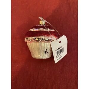 Christmas Ornament Pink‎ Cupcake